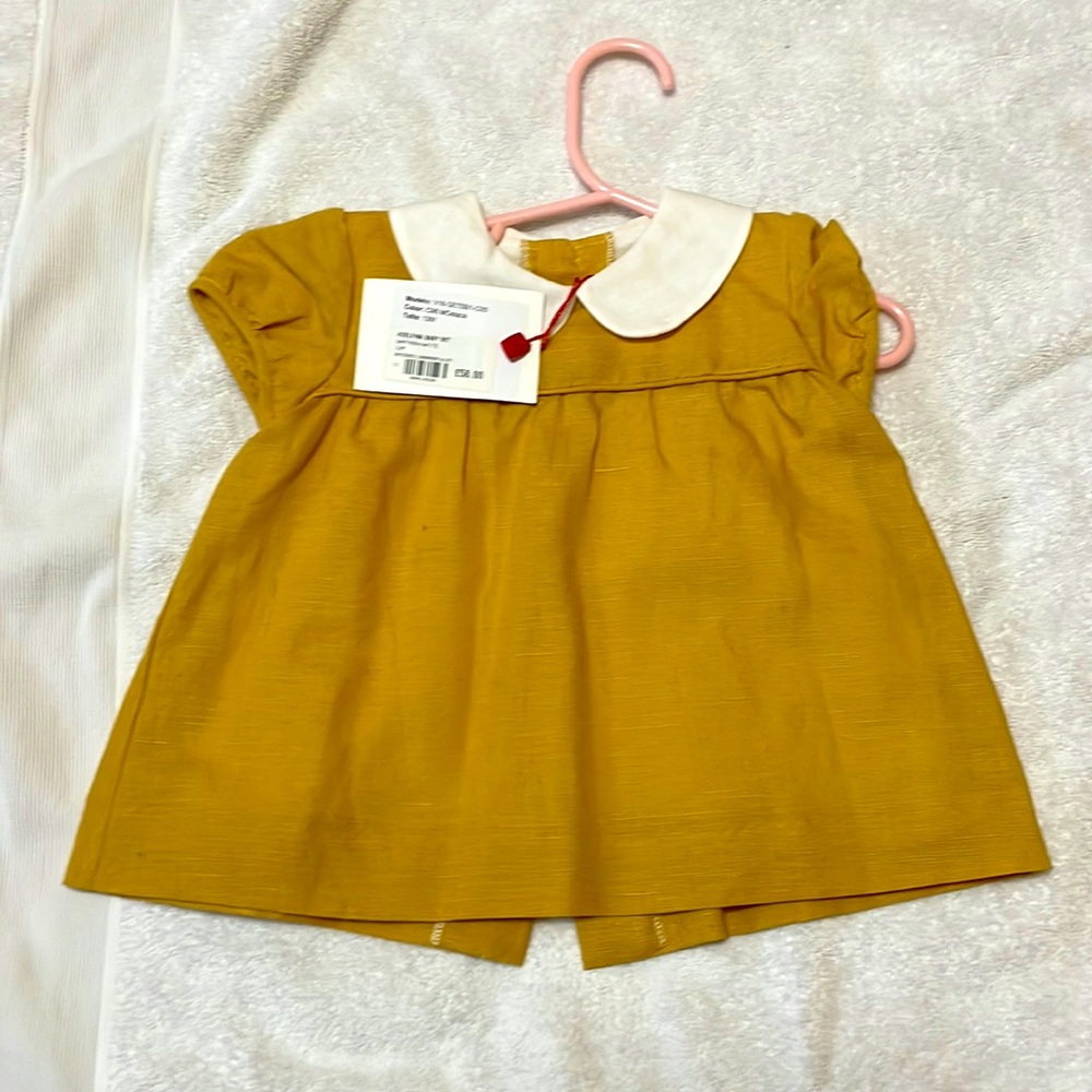 La coqueta gold top size 12m. New with tags